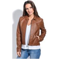 Jacqs Jacket ALVANE women\'s Leather jacket in brown