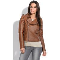 Jacqs Jacket ADELE women\'s Leather jacket in Multicolour