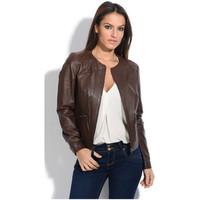 Jacqs Jacket ADONIE women\'s Leather jacket in brown