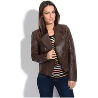 Jacqs Jacket ALVIRA women\'s Leather jacket in brown