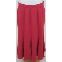Jacques Vert: Size 18: Red wool mix skirt