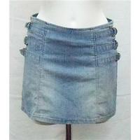 Jane Norman blue denim mini skirt Size 10
