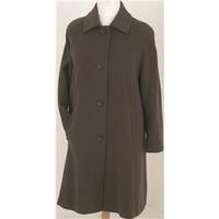 James Meade, size 12 brown wool & cashmere blend coat