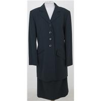 Jaeger, size 12 navy blue pinstripe skirt suit