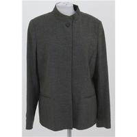 Jaeger, size 14 mottled green/grey wool jacket