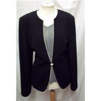 Jacques Vert - Size: 12 - Black - Smart jacket