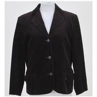 james meade size 12 dark plum cord jacket