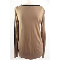 Jaeger Size M Coffee Brown High Quality Soft and Luxurious Pure Wool Jumper