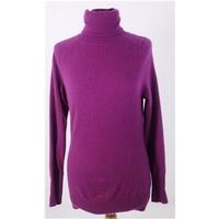 jaeger size m purple cashmere jumper