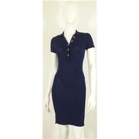 jane norman size 10 navy blue short sleeved dress