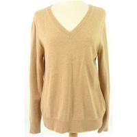 Jaeger Size L Sand V Neck Jumper