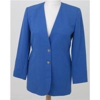 jacques vert size 12 blue smart jacket