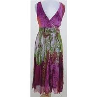 james lakeland size 14 purple mix summer dress