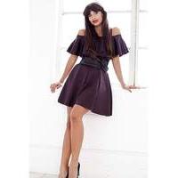 Jameela Jamil Frill Scuba Dress