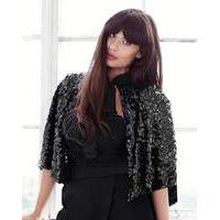 jameela jamil sequin cape