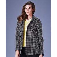 jacquard swing jacket