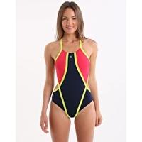 Jacana Swimsuit - Navy and Coral