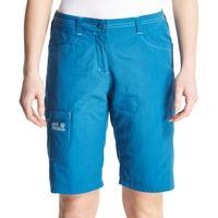 jack wolfskin womens sun shorts blue