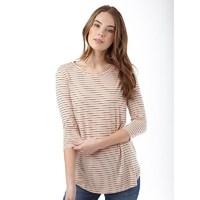 Jacqueline De Yong Womens Sukie 3/4 Length Sleeve Top Cameo Rose