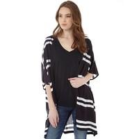 Jacqueline De Yong Womens Gorgeous Stripe Cardigan Dark Navy