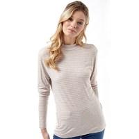 Jacqueline De Yong Womens Spirit Roll Neck Jersey Light Grey Melange