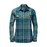 jack wolfskin valley shirt women spearmint checks