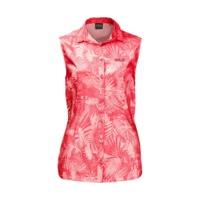 Jack Wolfskin Sonora Jungle Sleeveless hot coral all over