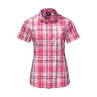 Jack Wolfskin Maroni River Shirt Women tropic pink checks