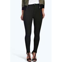 Jane High Rise Stretch Tube Jean - black