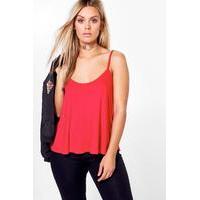 Jasmine Swing Cami Vest - red