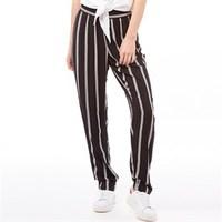 jacqueline de yong womens epic stripe pants whisper white