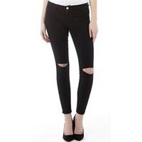 jacqueline de yong womens skinny low eagle jeans black