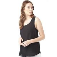 jacqueline de yong womens track sleeveless top black