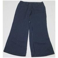 Jasper Conran, size 12 navy & white pinstripe trousers