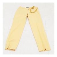 Jaeger, size 10 yellow cotton trousers