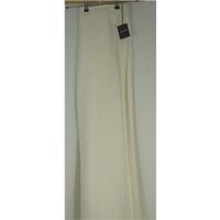 jaeger size 40 cream ivory trousers