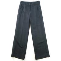 Jaeger - Size 10 - Navy - Wool Blend Trousers
