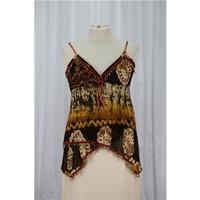 jane norman top size m jane norman multi coloured sleeveless top