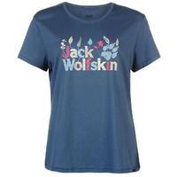 Jack Wolfskin Brand T Shirt Ladies