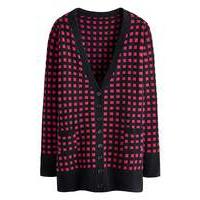 Jacquard Boyfriend Cardigan