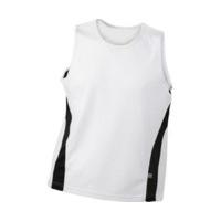 James & Nicholson Men\'s Running Tank white