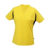 James & Nicholson Ladies Running T-Shirt yellow