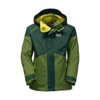 Jack Wolfskin Polar Wolf Boys 3 in 1 Jacket Deep Forest