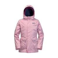 jack wolfskin snowy trail girls azalea red