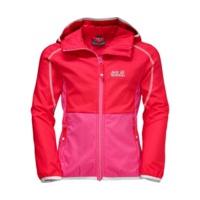 jack wolfskin turbulence girls hibiscus red