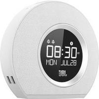 jbl horizon radio alarm clock fm white