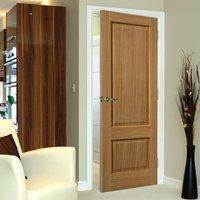 JBK River Oak Trent 2 Panel Door, Prefinished