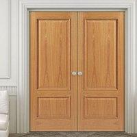 JBK Royale Traditional 12M Oak Door Pair with Raised Mouldings