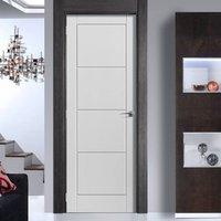 jbk quattro smooth moulded panel fire door 12 hour fire rated white pr ...