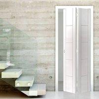 JBK Tigris White Bifold Door, Prefinished